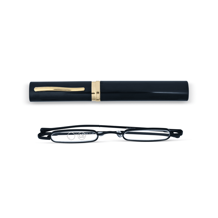 DebSpecs Small Rectangle Tube Readers oc386 Black Case 1280 1280