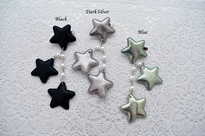 2-Way Metallic Star Clips (6 Colors) - Lolita Collective