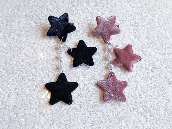 2-Way Velvet Hair Clip/Pin (2 Colors) - Lolita Collective