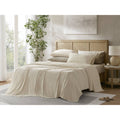 4-Piece King Stretch Jersey Sheet Set,Ivory