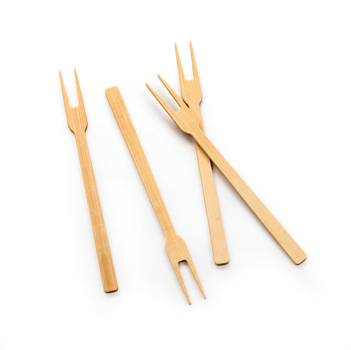 6" Bamboo Appetizer Forks