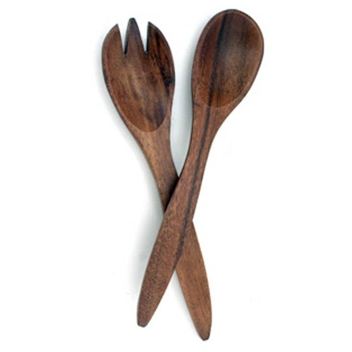 Acacia Server Set of 2 Spoon Fork - 13" Long