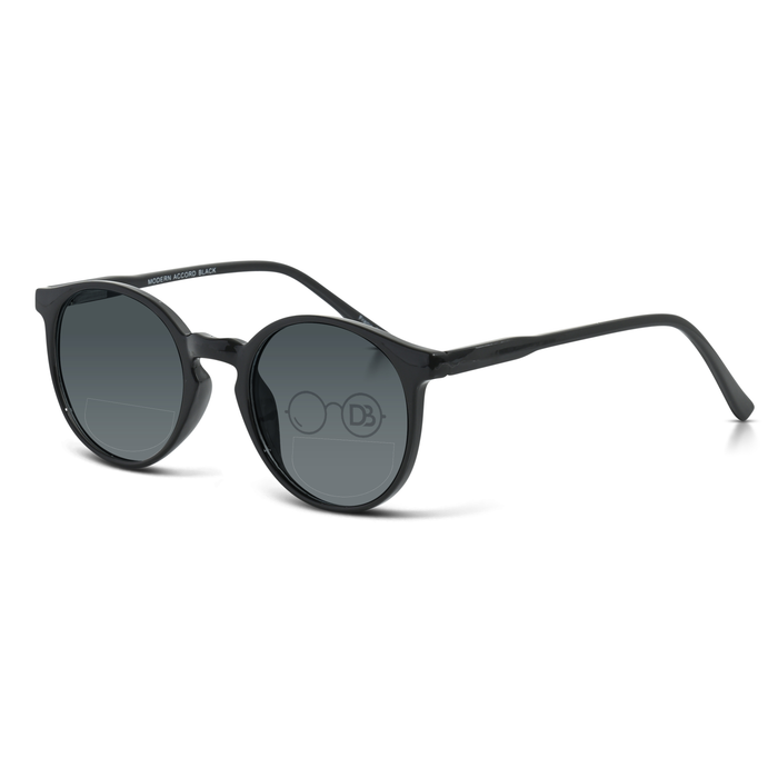 Sunglasses / Black / Top .50 - Bottom 1.50