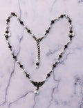 Acrylic Pearl Necklaces (Silver or Bronze)
