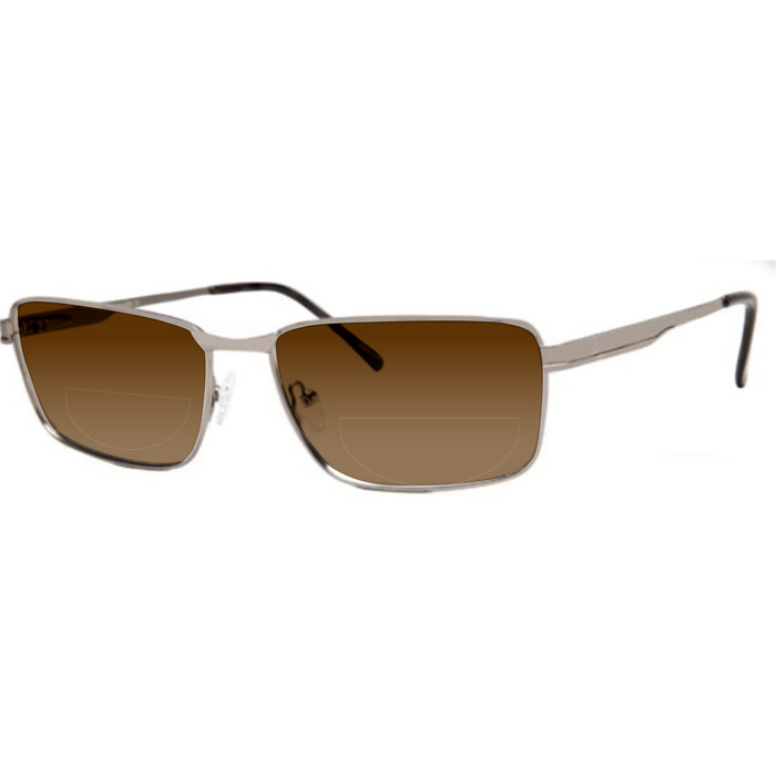 Sunglasses / Silver Matte / Top .50 - Bottom 1.50