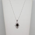 Almandine Garnet Pendant Necklace