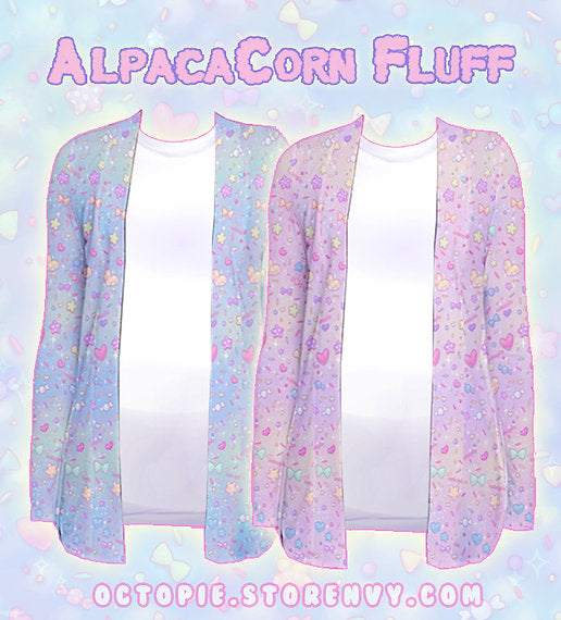 AlpacaCorn Fluff Cardigan