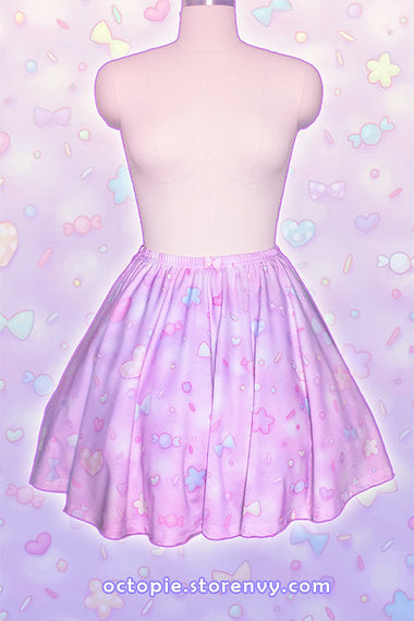 AlpacaCorn Fluff Skater Skirt