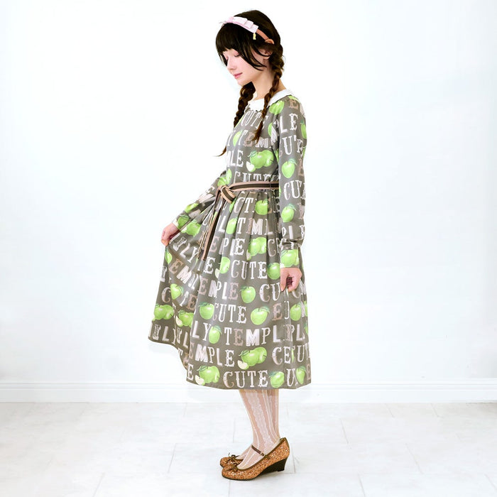 Alphabet Apple Onepiece Dress