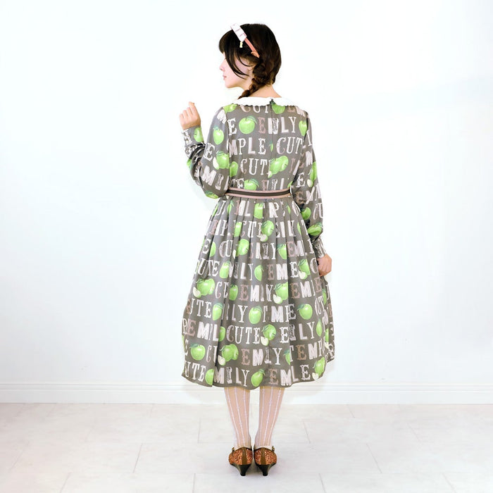 Alphabet Apple Onepiece Dress
