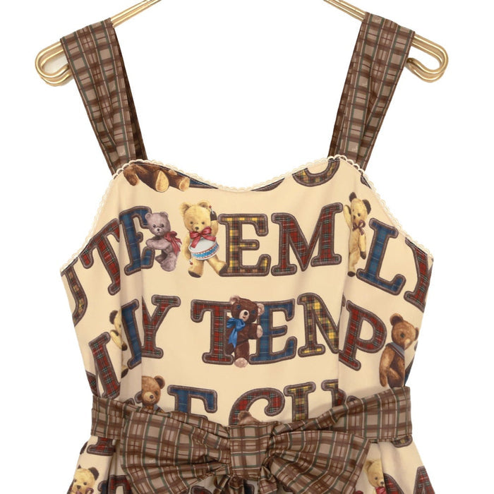 Alphabet Bears Sleeveless Dresss