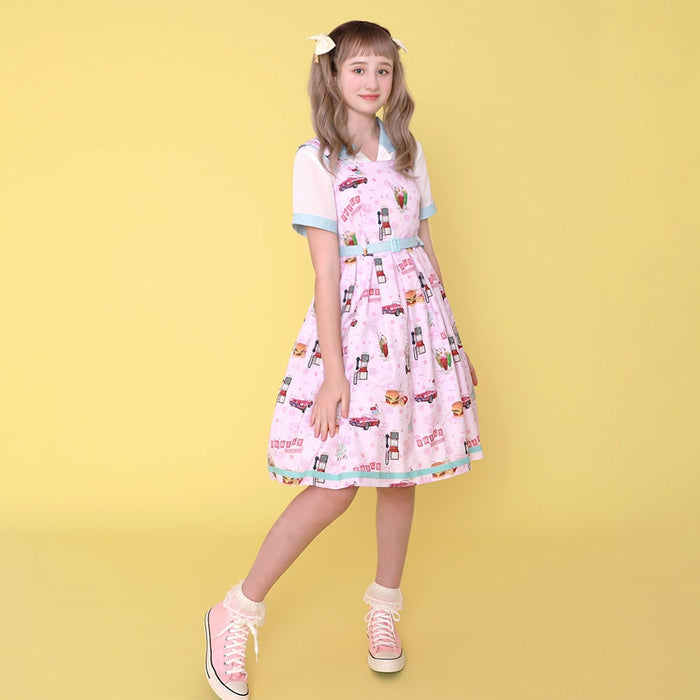 American Diner Sleeveless Dress