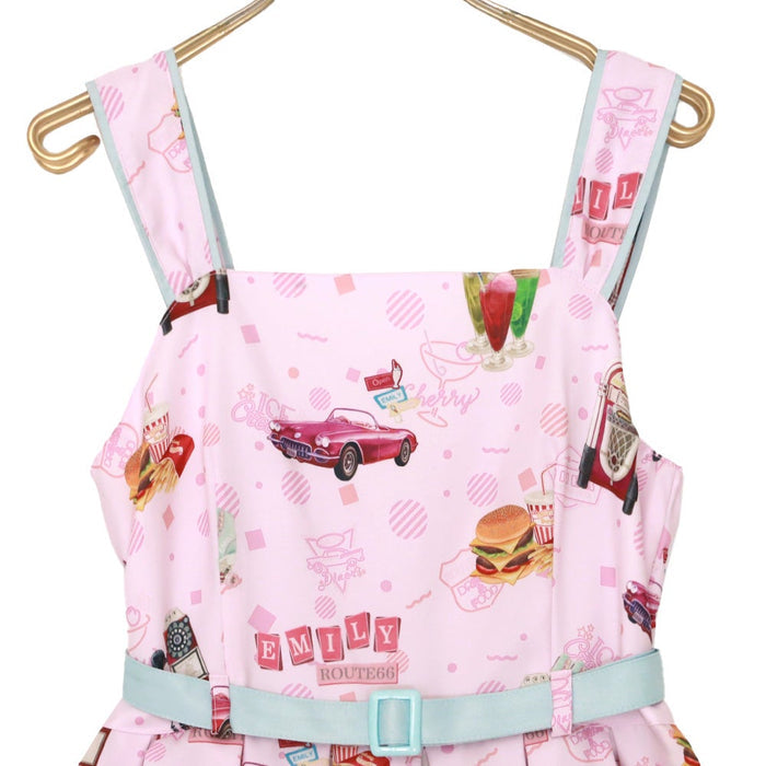 American Diner Sleeveless Dress