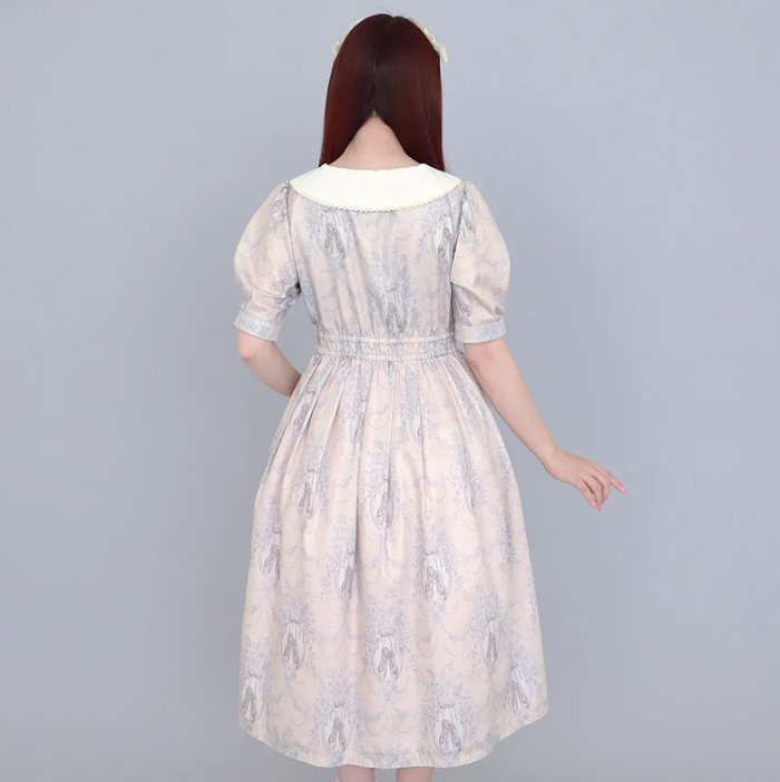 Arabesque Front Button Dress