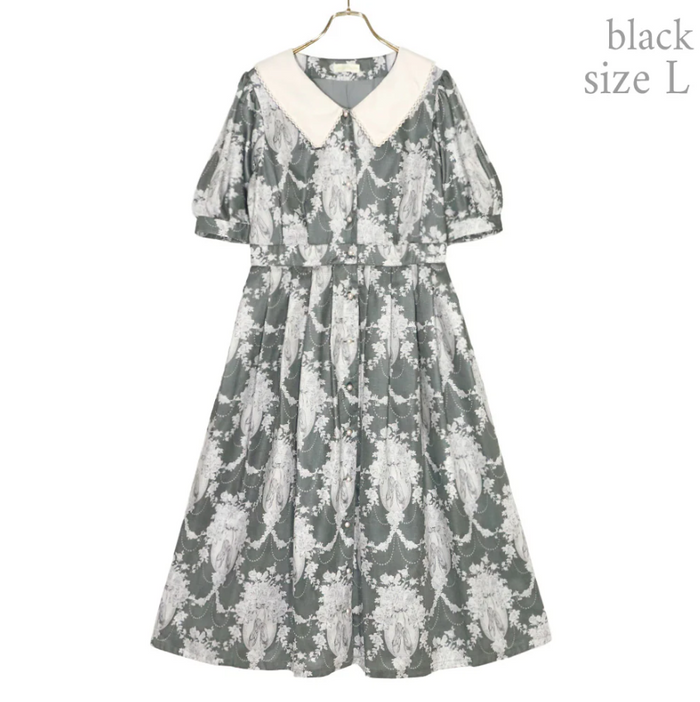 Arabesque Front Button Dress