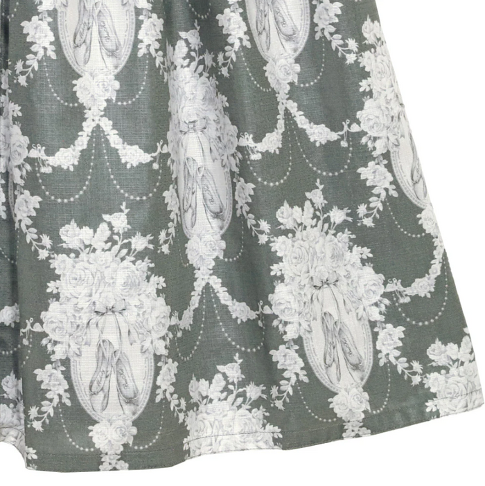 Arabesque Front Button Dress