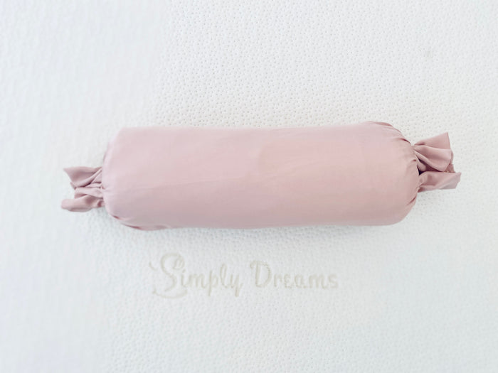 pink organic bamboo lyocell baby bolster case