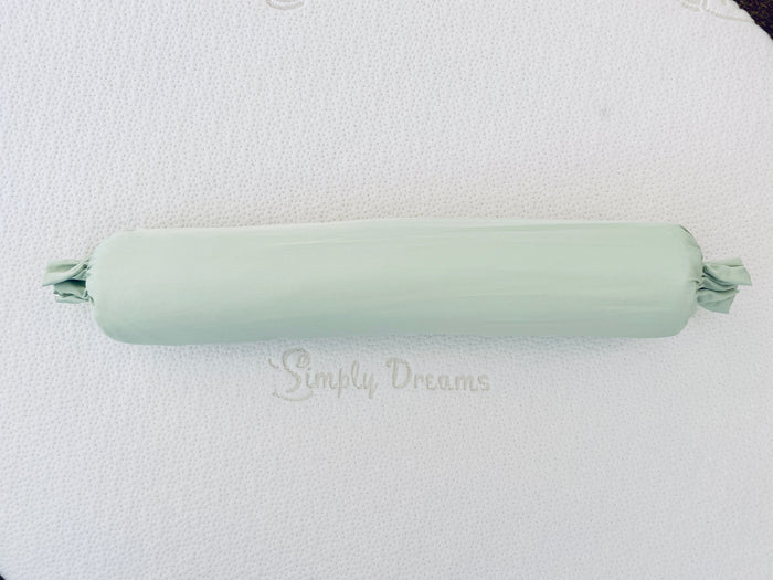 green organic bamboo lyocell baby bolster case