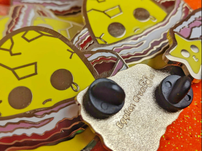 Bacon Shooting Star Enamel Pin