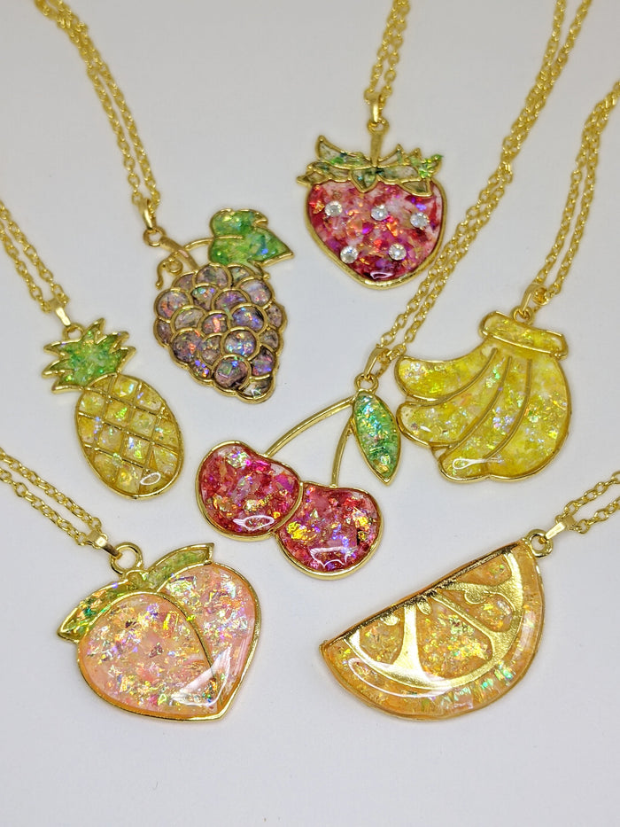 Banana Kaleidoscope Resin Pendant - Lolita Collective