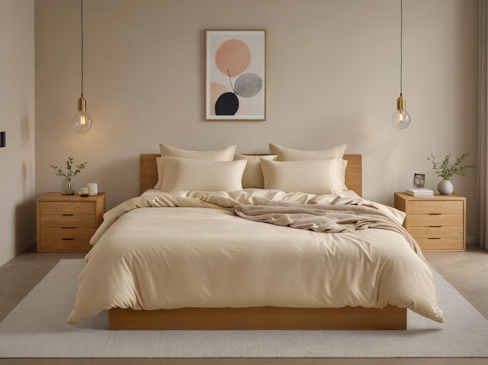 Classic Bedding Bundle - Beige