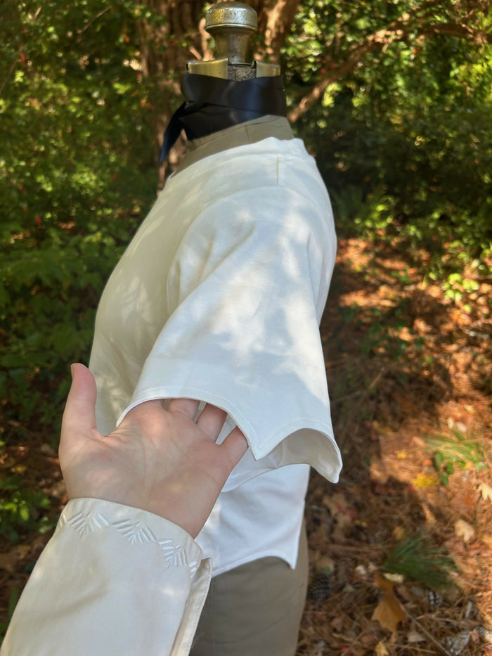 Batwing Cropped Cotton Cutsew