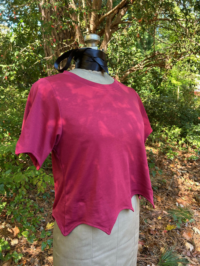 Batwing Cropped Cotton Cutsew