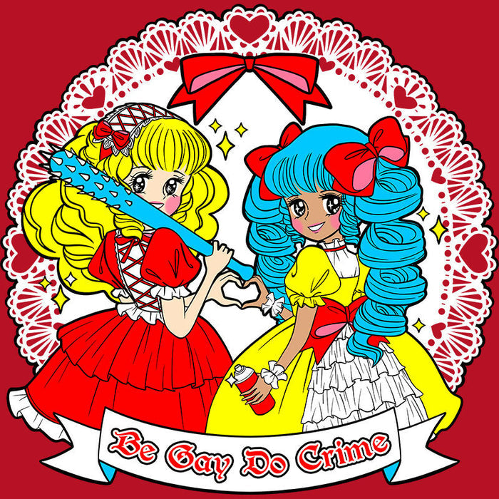 "Be Gay Do Crime" (Vintage Otome) T-Shirt
