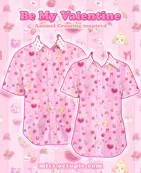 Be My Valentine Button-up Shirt