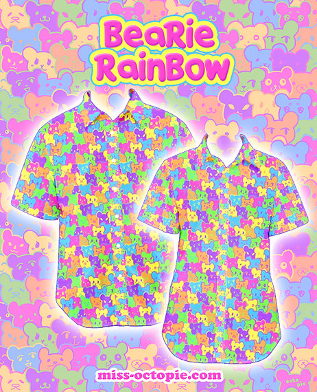 Bearie Rainbow Button-Up Shirt