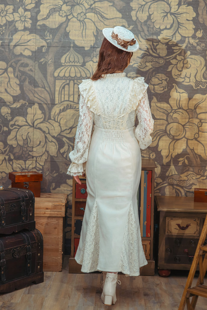 Belle La Donna Back Ribbon Mermaid Skirt