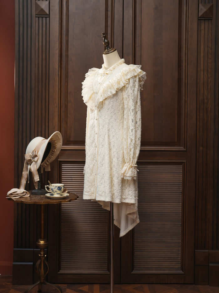 Belle La Donna Fishtail Frill Blouse
