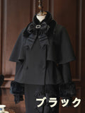 Belle La Donna Fur Collar Short Jacket Coat