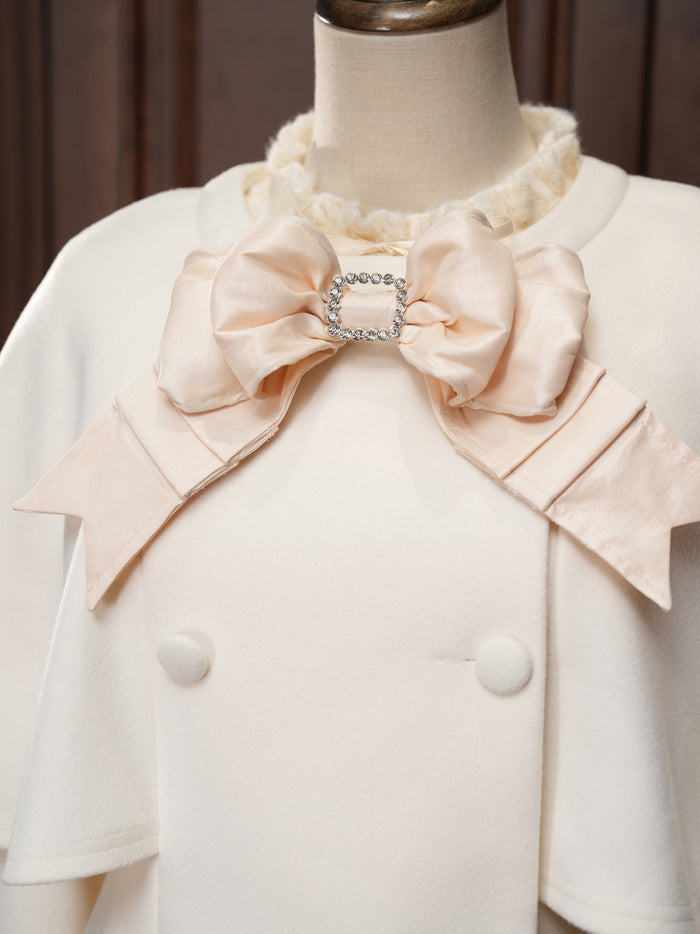 Belle La Donna Fur Collar Short Jacket Coat