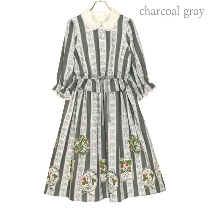 Berry Gallery Peplum Dress
