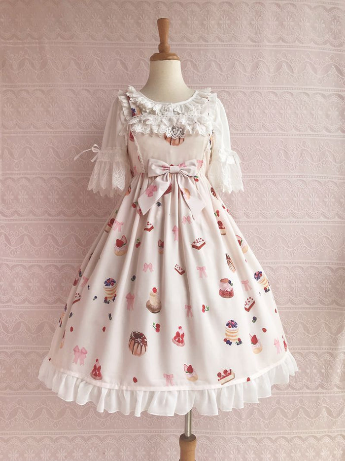 Berry Sweetheart Jumperskirt - Lolita Collective
