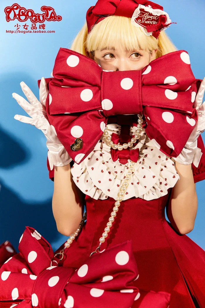 Big Polka-Dot Bow Bag