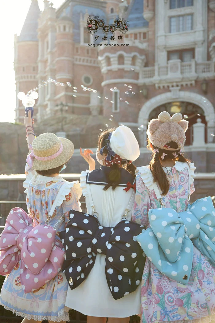 Big Polka-Dot Bow Bag