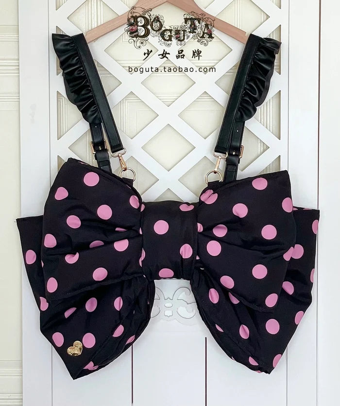 Big Polka-Dot Bow Bag