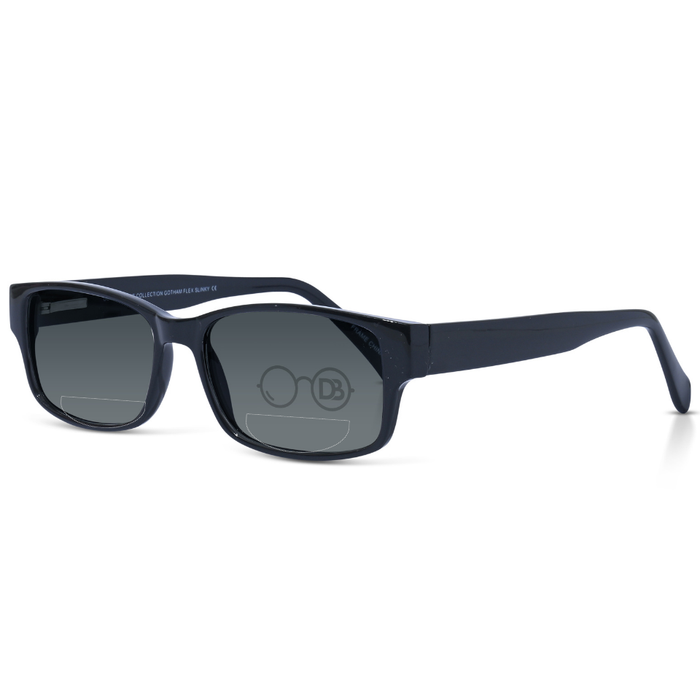 Sunglasses / Black / Top .50 - Bottom 1.50