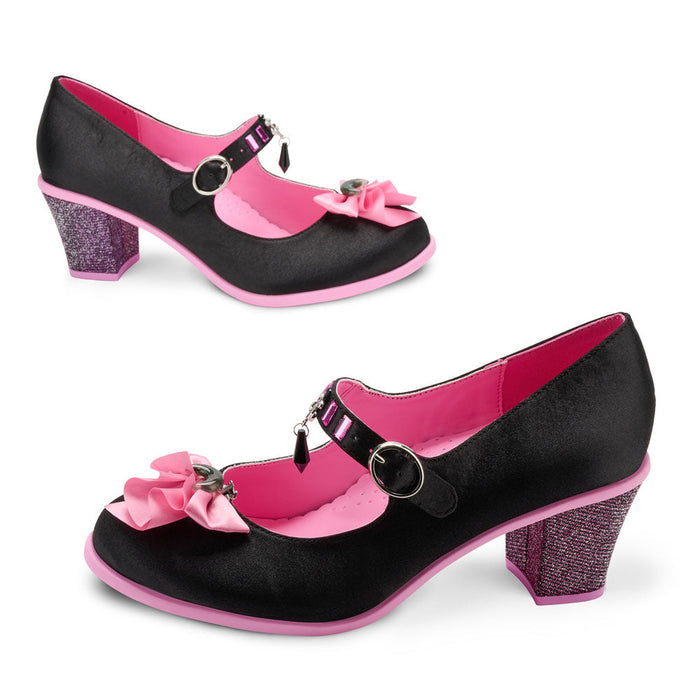 Black Moon Women's Mid Heels Mary Jane