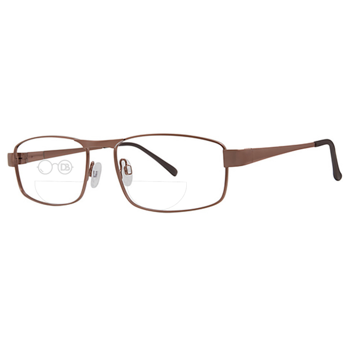 Brown Matte / Top .50 - Bottom 1.50