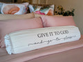 Bolster Case (Printed) - White