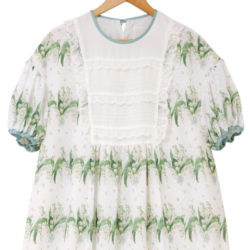"Bouquet de Muguet" Onepiece Dress