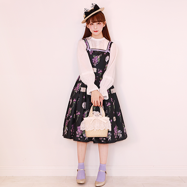 Bouquet of Violets Jumper Dress