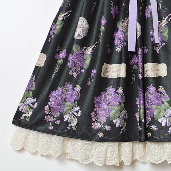 Bouquet of Violets Onepiece Dress