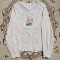 Bow Collar Long Sleeve Blouse