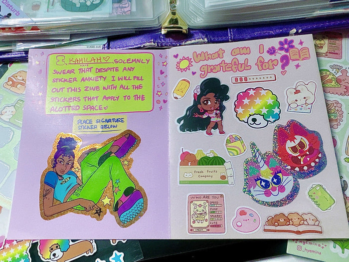 Bring Your Own Stickers Zine