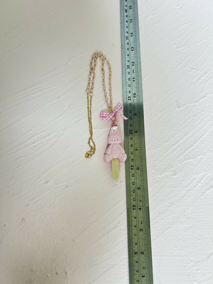 Bunny Cake Necklace