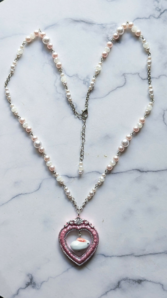 Bunny Frame Necklace